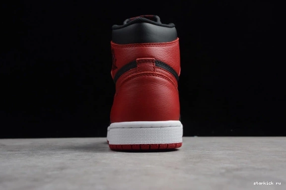 Banned Jordan Bred Black 555088-001 Retro  555088-001 1 High Air OG Red 0405